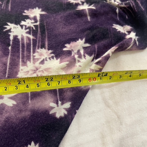 Sophia by ViX Womens Dress Size S P Purple Floral Fringe Topical Summer Midi - Picture 9 of 11